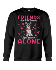 Cancer Alone - BLACK Chihuahua Crewneck Sweatshirt tile
