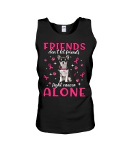 Cancer Alone - BLACK Chihuahua Unisex Tank tile