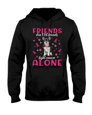 Cancer Alone - BLACK Chihuahua Hooded Sweatshirt tile