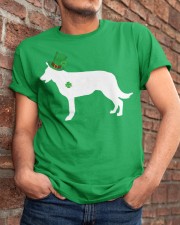 Lucky Shamrock - Belgian Shepherd Classic T-Shirt apparel-classic-tshirt-lifestyle-26
