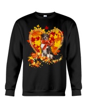Autumn Leaf - Australian Shepherd 3 Crewneck Sweatshirt tile