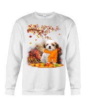 Fall Leaf - Teddy Bear Dog Crewneck Sweatshirt tile