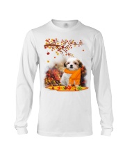 Fall Leaf - Teddy Bear Dog Long Sleeve Tee tile