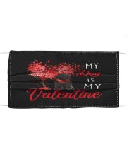 My Valentine - BLACK Miniature Poodle Mask tile