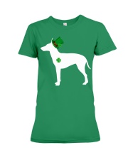 Lucky Shamrock - Manchester Terrier Premium Fit Ladies Tee tile