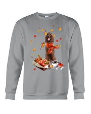 Autumn Leaves Irish Setter Crewneck Sweatshirt tile