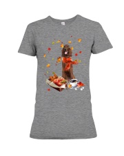 Autumn Leaves Irish Setter Premium Fit Ladies Tee tile