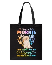 Kinda Stole - GOLD Morkie Tote Bag tile