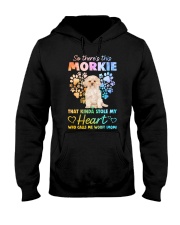 Kinda Stole - GOLD Morkie Hooded Sweatshirt tile
