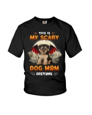 Scary Costume - Yorkipoo Youth T-Shirt tile