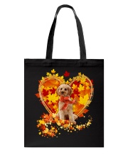 Autumn Leaf - APRICOT Cockapoo Tote Bag tile