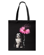 Daisy Ribbon - Tibetan Terrier 1 Tote Bag tile