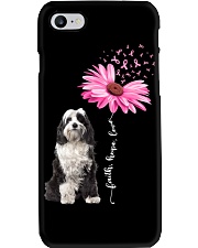 Daisy Ribbon - Tibetan Terrier 1 Phone Case tile