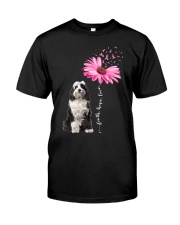 Daisy Ribbon - Tibetan Terrier 1 Premium Fit Mens Tee tile
