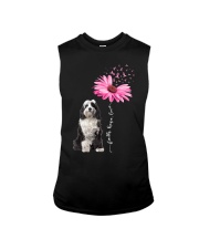 Daisy Ribbon - Tibetan Terrier 1 Sleeveless Tee tile