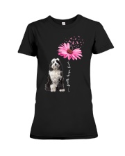 Daisy Ribbon - Tibetan Terrier 1 Premium Fit Ladies Tee tile
