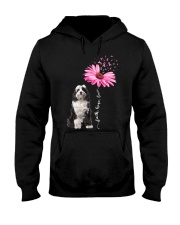 Daisy Ribbon - Tibetan Terrier 1 Hooded Sweatshirt tile
