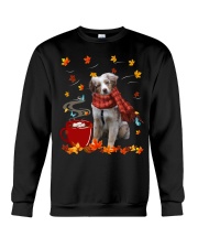 Hot Chocolate - RED MERLE Australian Shepherd Crewneck Sweatshirt tile