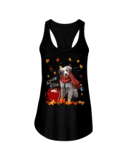Hot Chocolate - RED MERLE Australian Shepherd Ladies Flowy Tank tile