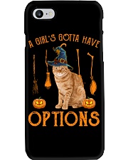 Options - Cat 2 Phone Case tile