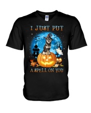 Spell - Shiba Inu 3 V-Neck T-Shirt tile