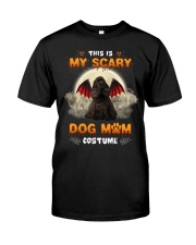 Scary Costume - BLACK American Cocker Spaniel Classic T-Shirt front