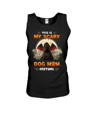 Scary Costume - BLACK American Cocker Spaniel Unisex Tank tile