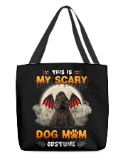 Scary Costume - BLACK American Cocker Spaniel All-Over Tote tile