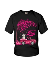 LBN October Pink Truck Maltese 1 Youth T-Shirt tile