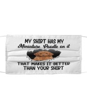 Better Shirt - RED Miniature Poodle Mask tile