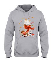 Autumn Leaves Samoyed Hooded Sweatshirt tile