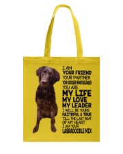My Leader - Labradoodle mix Tote Bag tile