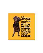 My Leader - Labradoodle mix Square Magnet tile