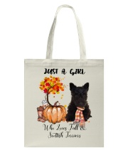 Fall And - Scottish Terrier Tote Bag tile
