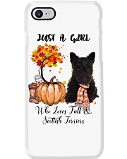 Fall And - Scottish Terrier Phone Case tile