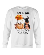 Fall And - French Bulldog 1 Crewneck Sweatshirt tile