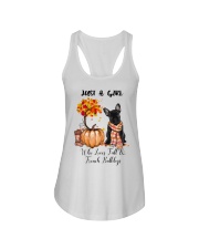 Fall And - French Bulldog 1 Ladies Flowy Tank tile