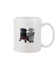 Father Day - Black Pug Mug tile