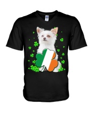 Patrick Leaves - Chorkie V-Neck T-Shirt tile