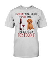 She Also Needs - Toy Poodle Premium Fit Mens Tee tile
