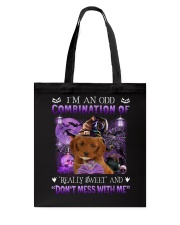Combination - RED Cockapoo Tote Bag tile