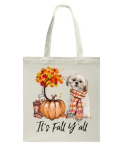 It is Fall - Shih Tzu 3 Tote Bag tile