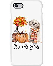 It is Fall - Shih Tzu 3 Phone Case tile