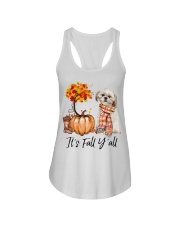 It is Fall - Shih Tzu 3 Ladies Flowy Tank tile