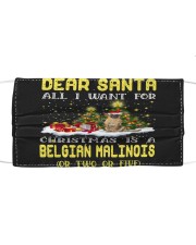 Dear Santa - Belgian Malinois Mask tile