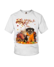 Fall Leaf - Yorkipoo Youth T-Shirt tile