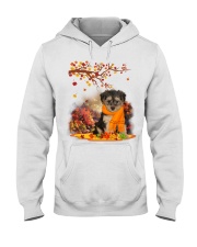 Fall Leaf - Yorkipoo Hooded Sweatshirt tile