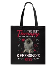Best Therapy - GREY Keeshond Tote Bag tile