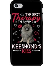 Best Therapy - GREY Keeshond Phone Case tile