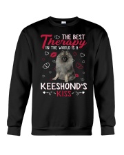 Best Therapy - GREY Keeshond Crewneck Sweatshirt tile